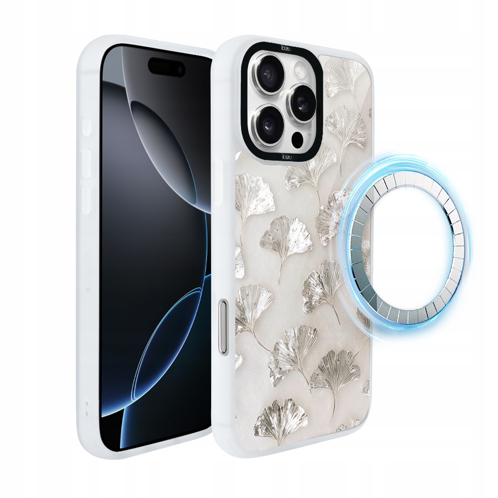 Pouzdro pro iPhone 16 Pro Ibizu DropGuard Matt s MagSafe, Bílý Onysk