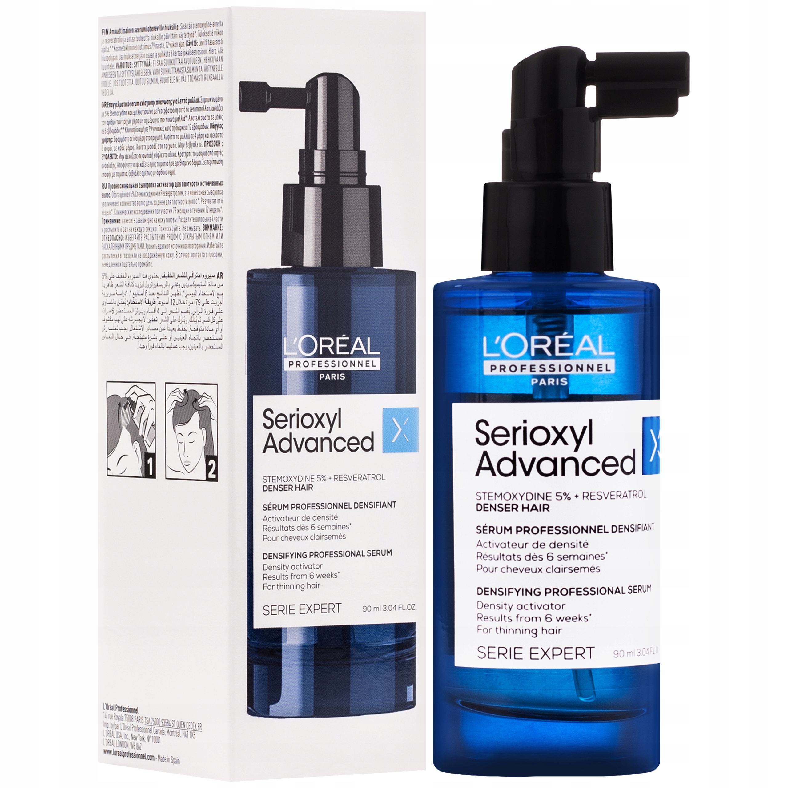 Loreal Serioxyl posilující sérum proti vypadávání vlasů pro růst vlasů 90 ml