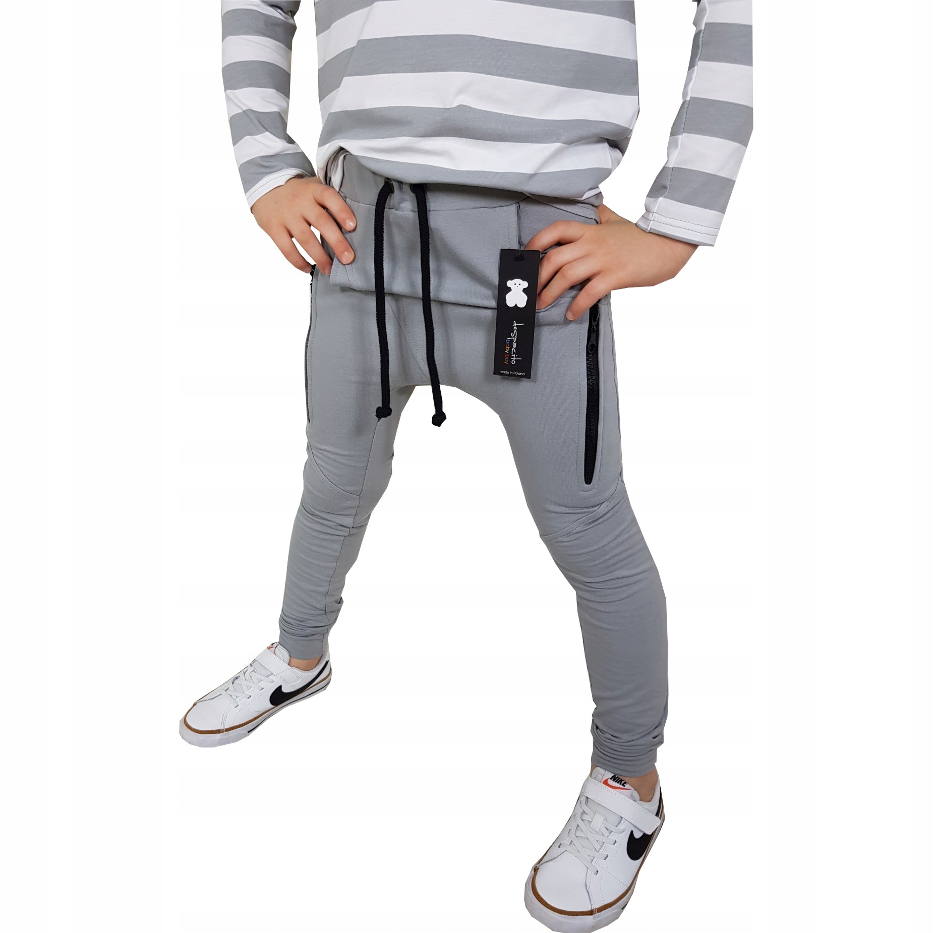 

Spodnie Despacito zip grey 116