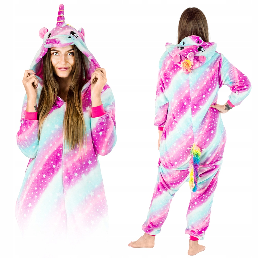 ONESIE KIGURUMI TEPLÉ JEDNODIELNE PYŽAMO NA ZIPS TEPLÁKOVÁ SÚPRAVA KOMBINÉZA L