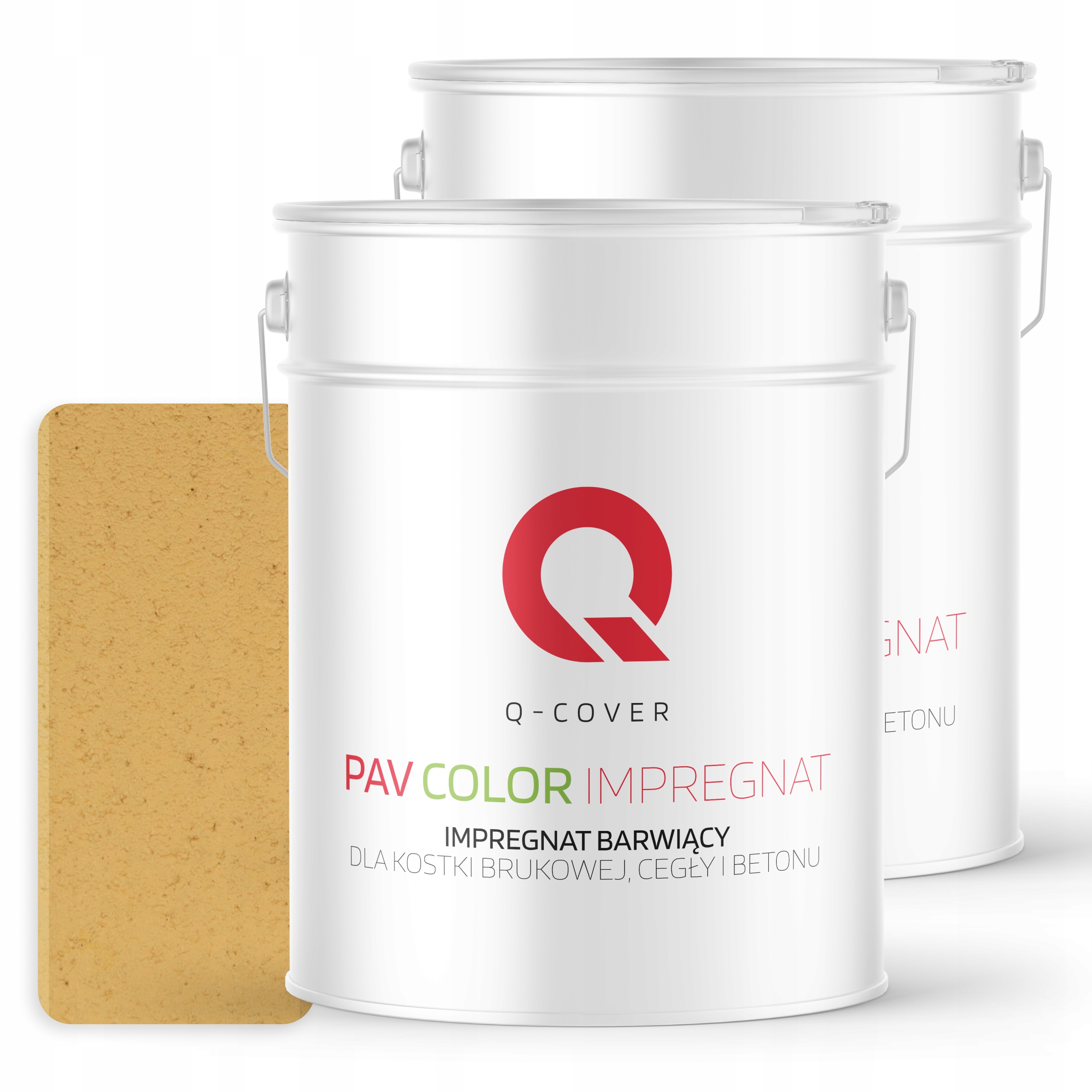 Impregnát Barvící kostka Bruk Mokrý Kámen 10L Barva Žlutá Písková