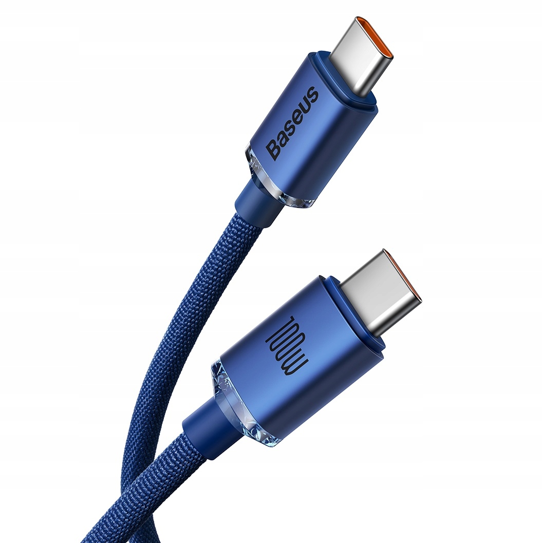 BASEUS КАБЕЛЬ USB-C TYPE-C 100 Вт PD БЫСТРАЯ ЗАРЯДКА 5A Длина кабеля 2 м