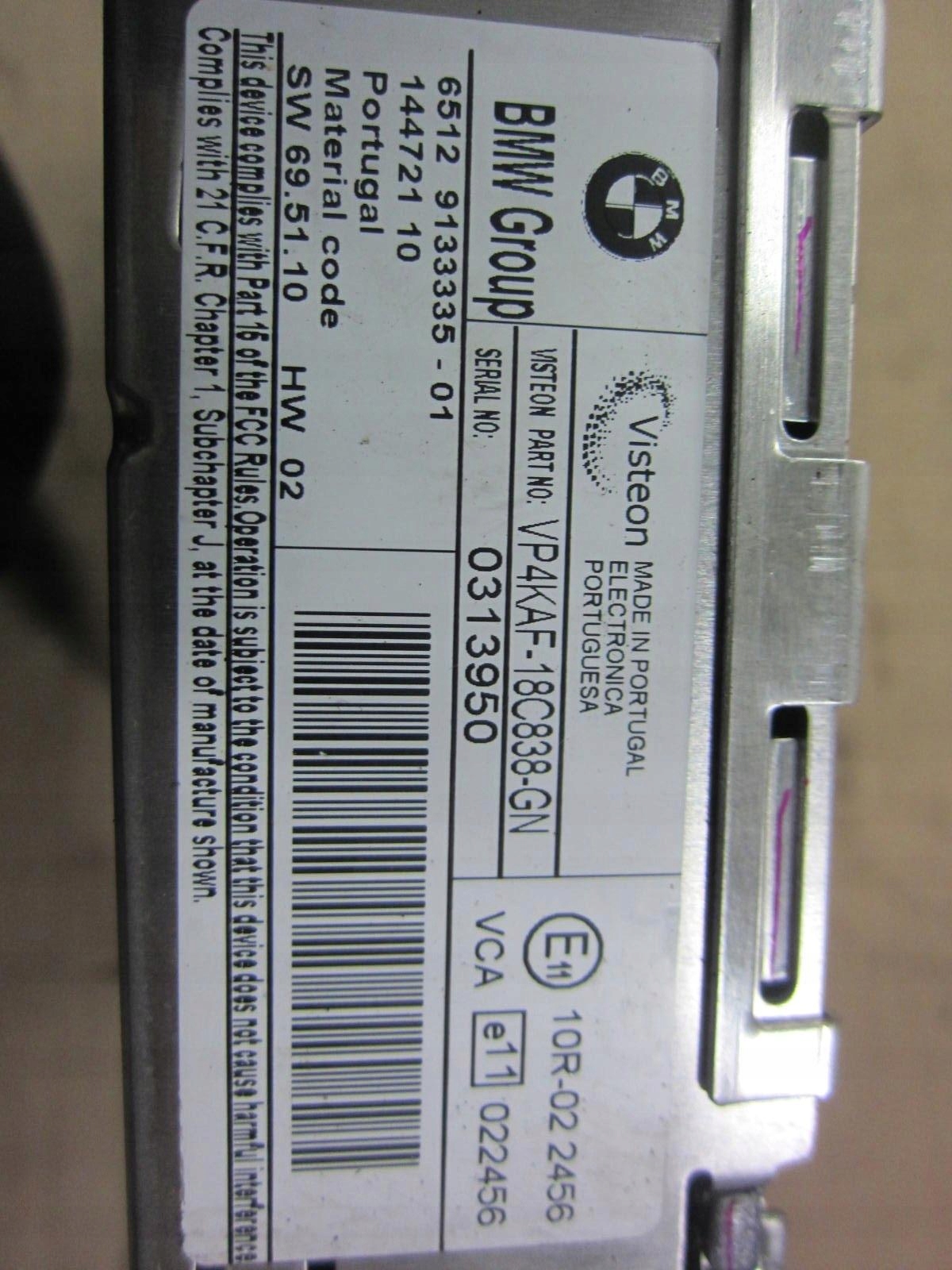 BMW E81 E87 E90 RADIO CD BUSINESS 9133335