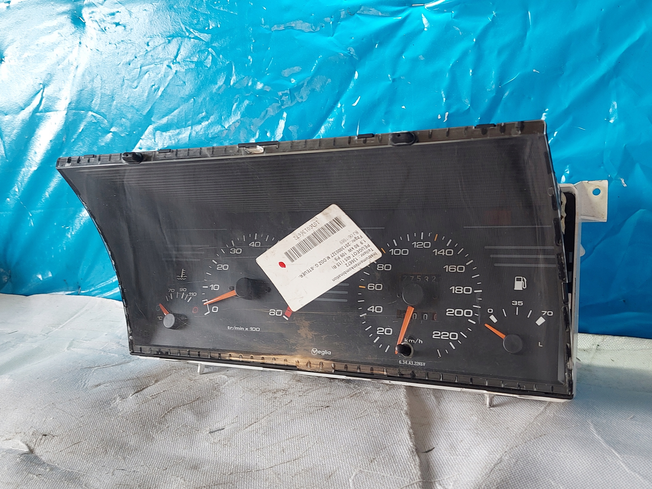 dials clock PEUGEOT 405 1.9 B 9605841980