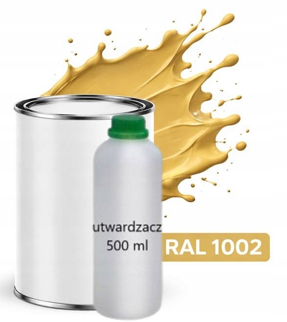 Ral 1002 Polyuretan Akryl 2:1 1 L Lesklý Lak Tužidlo Normal 0,5 L