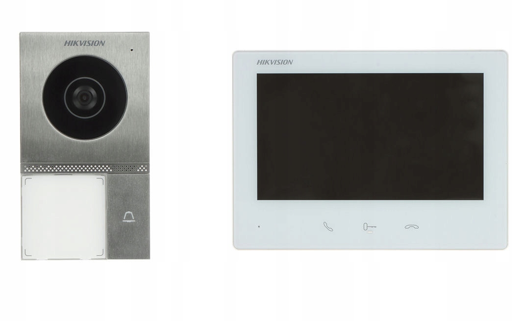 Wideodomofon 2-Wire Zestaw Wideodomofonowy Hikvision Ds