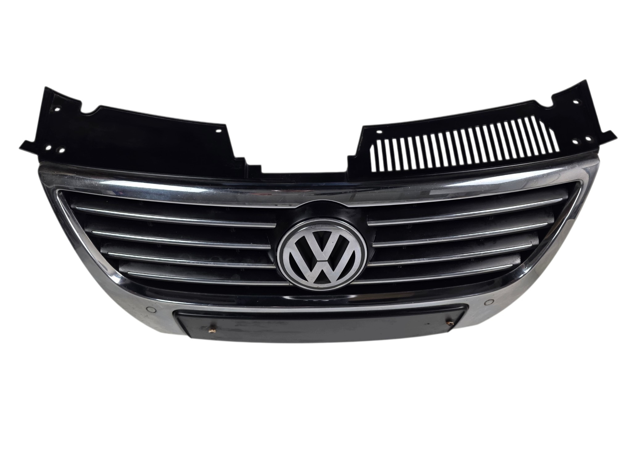 VW PASSAT B6 grille complete grill CHROM OK PDC (D) original. 3C0853651D