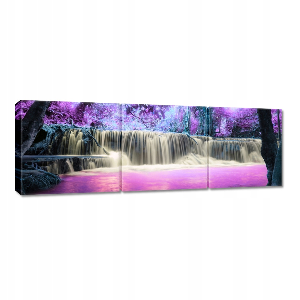 

Obrazy 150x50 Fioletowy wodospad