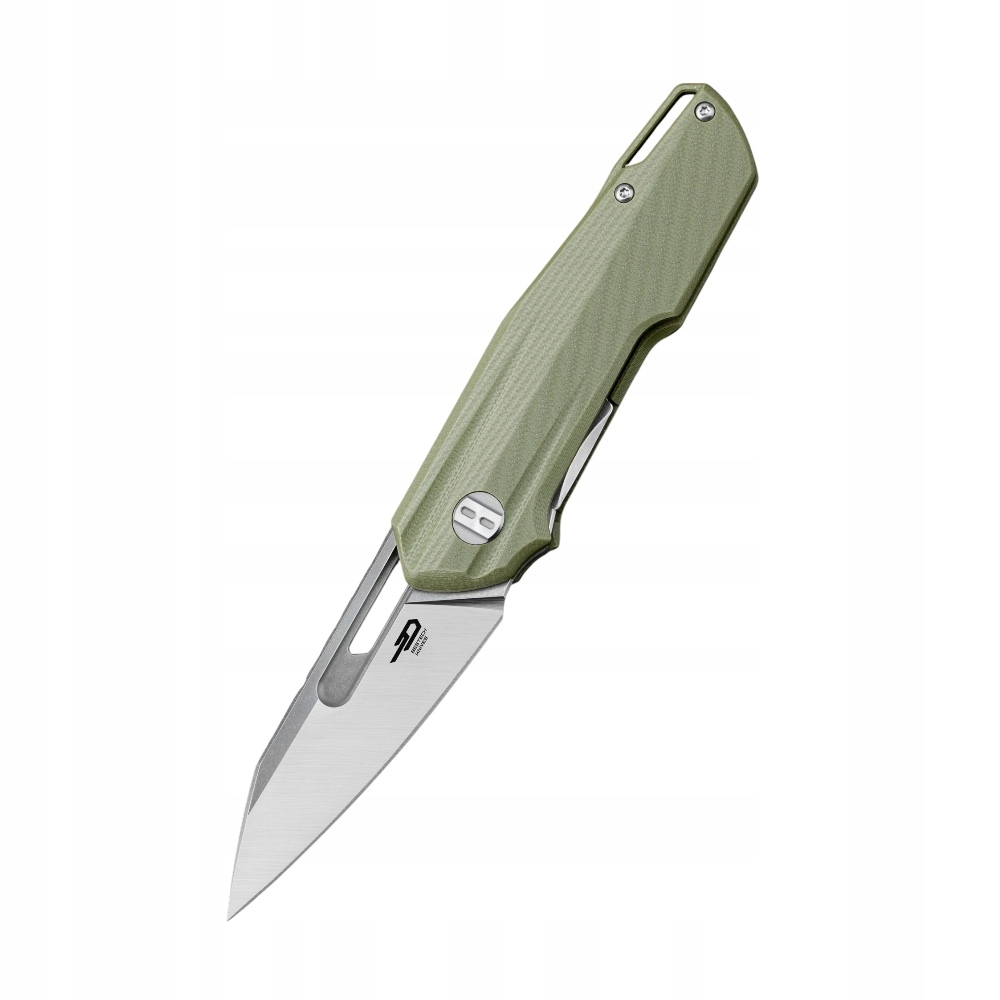 Nůž skládací Bestech Toddler Front Flipper 14C28N Green G10 od Torbe Knives