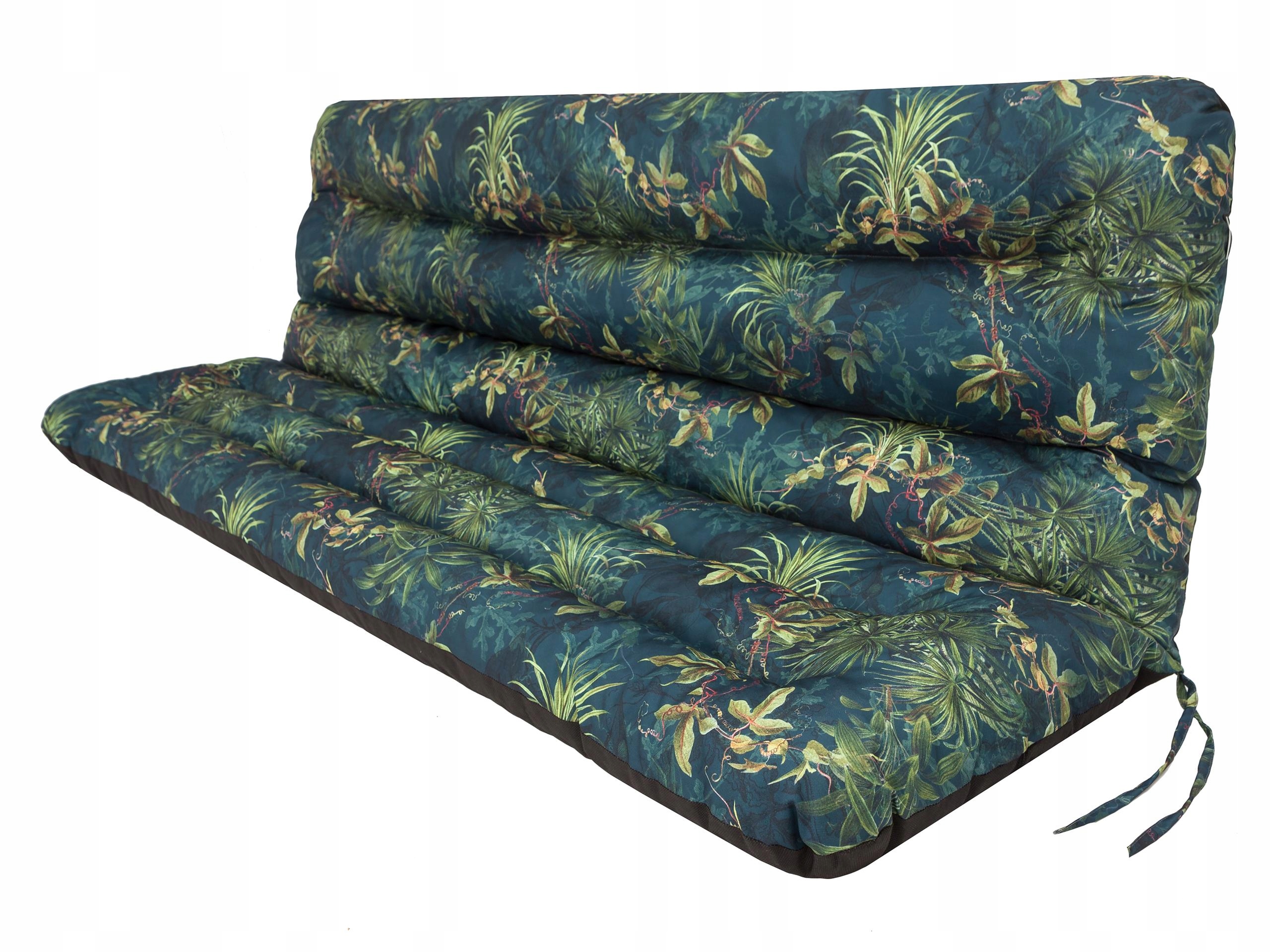 Polštář na zahradní houpačku s opěradlem, polštář na lavičku 150 x 110 cm