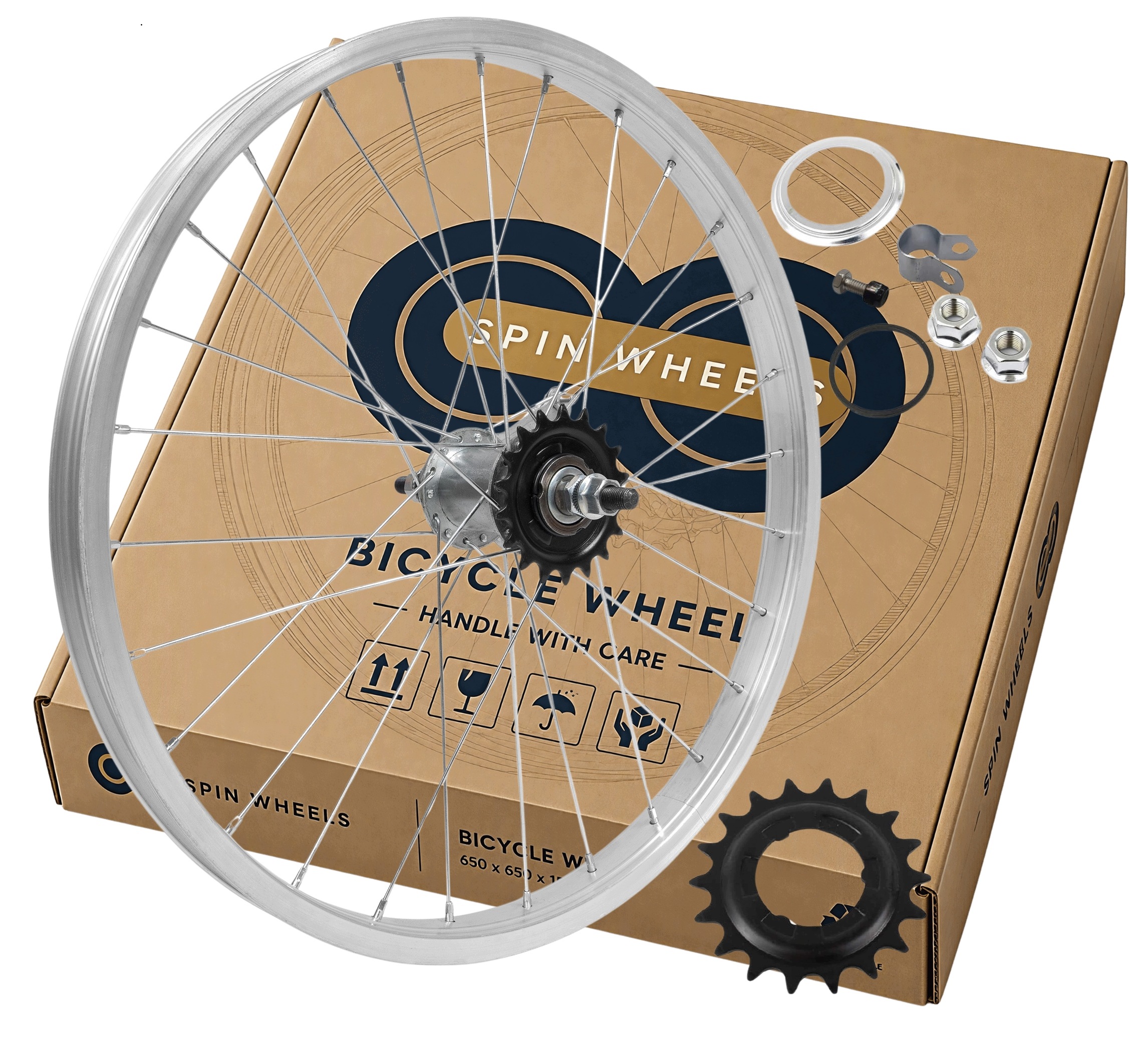 20PALCOVÉ Kolo Kompletní S Brzdou V Pedálech Torpedo Spin Wheels