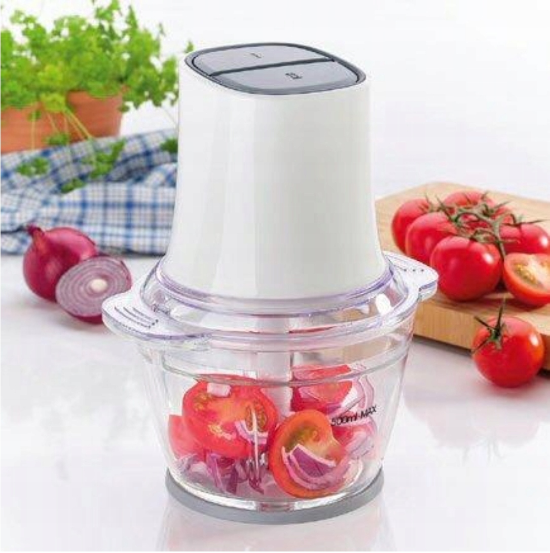 ROZDRABNIACZ UNIWERSALNY ŻYWNOŚCI SIEKACZ DO WARZYW CEBULI szklany pojemnik EAN (GTIN) 4250320229278