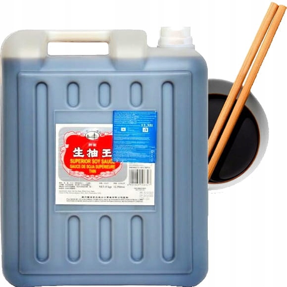 Chiński Sos Sojowy Jasny Gastronomiczny Kanister Duży 15kg Haiyin Bridge