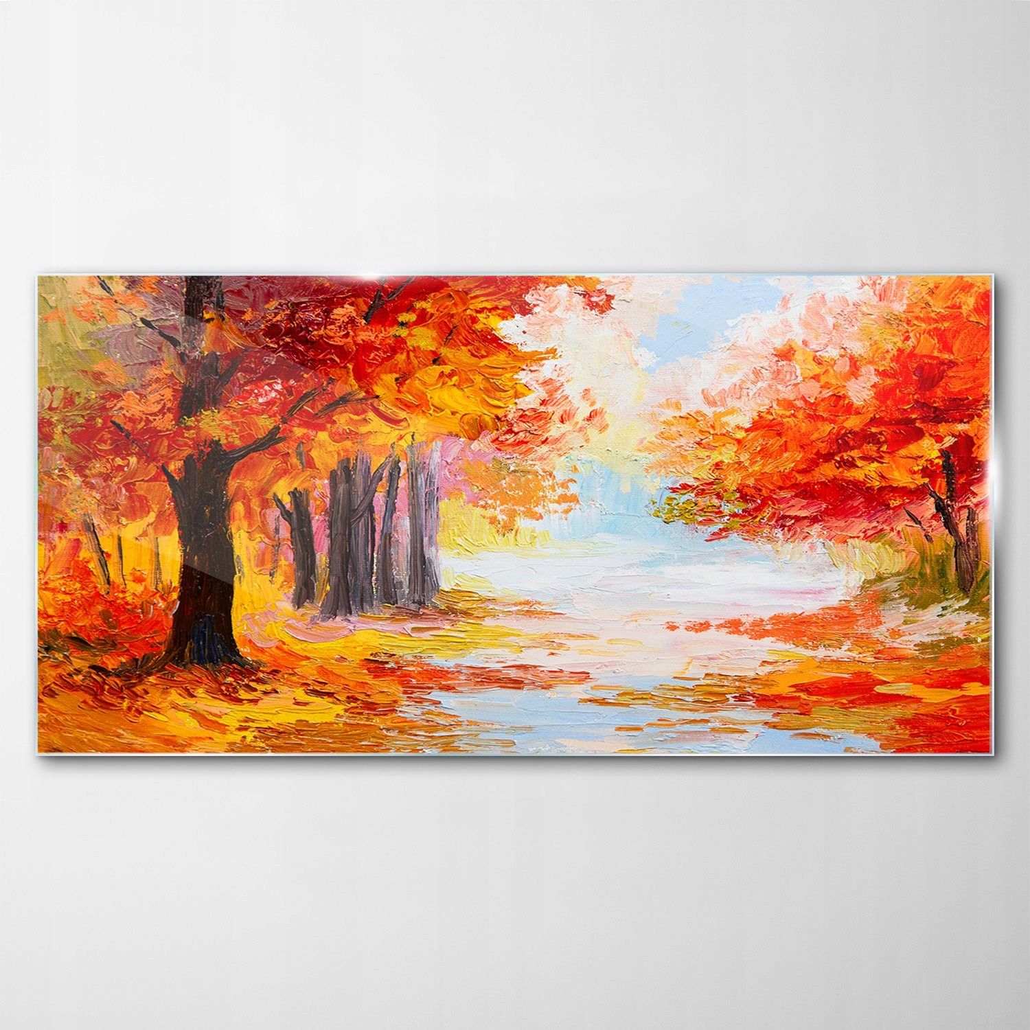 

Obraz na Szkle Dekor Jesień Las Krajobraz 100x50