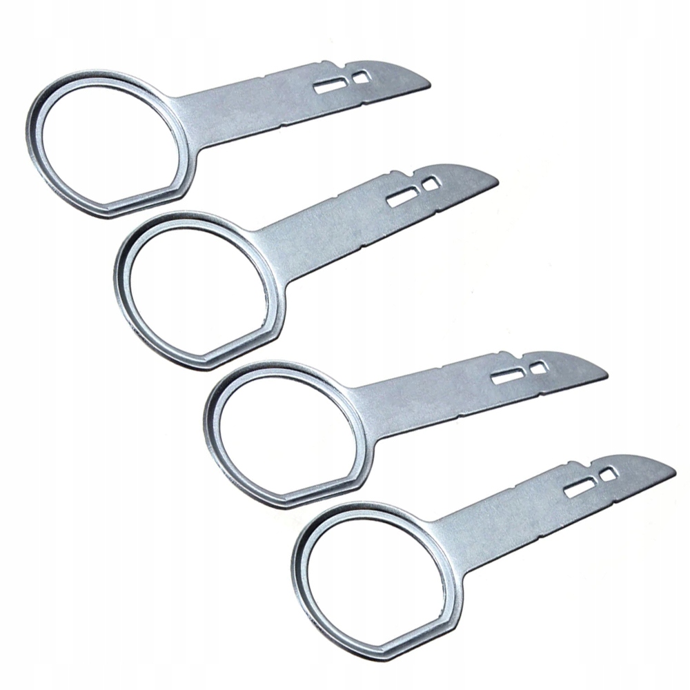 ZESTAW 4x KLUCZE WYJMAKI DO WYCIĄGANIA RADIA SAMOCHODOWEGO Z AUTA SAMOCHODU Waga produktu z opakowaniem jednostkowym 0.015 kg