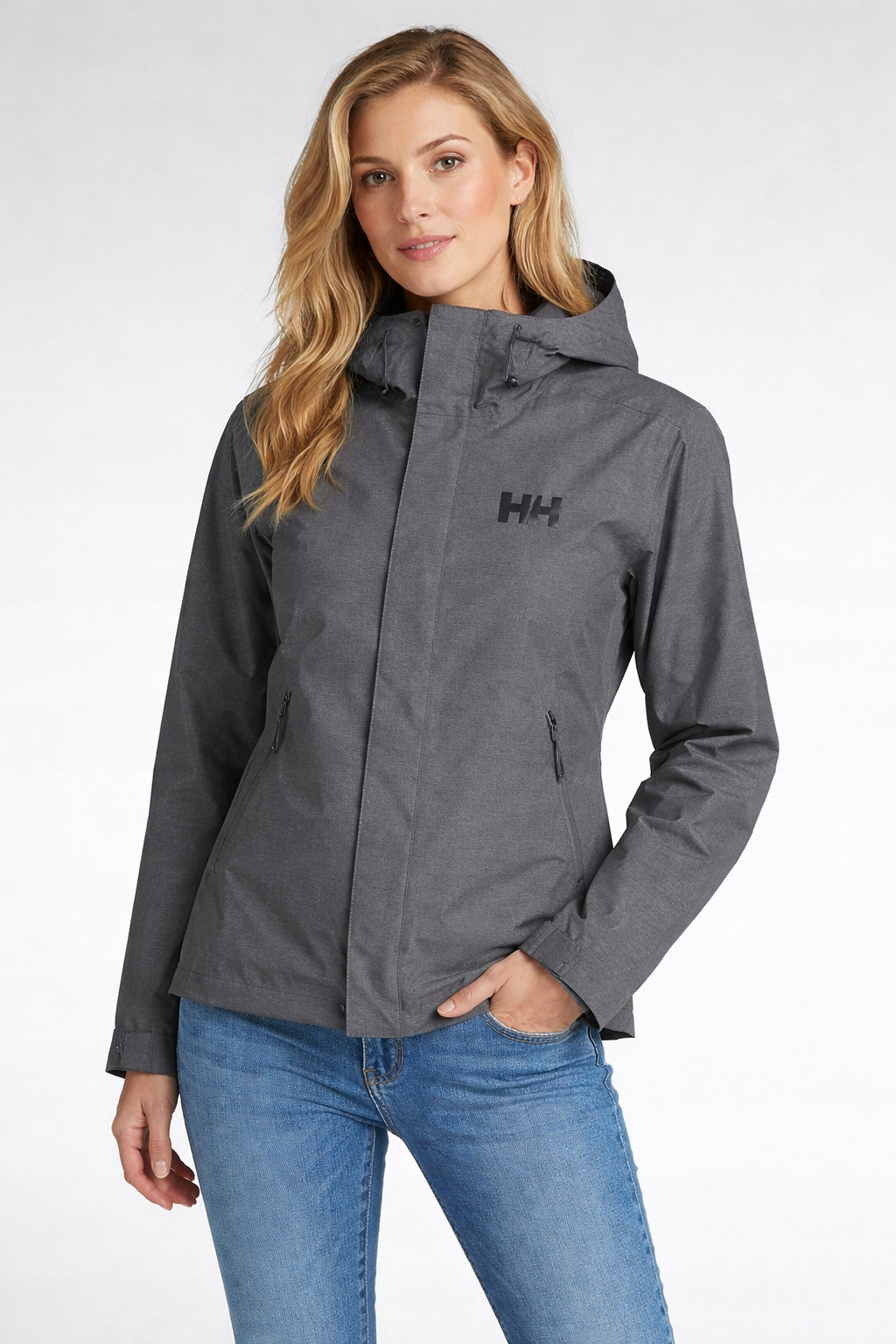 Helly Hansen Šedá Sportovní Bunda S Kapucí S Xta