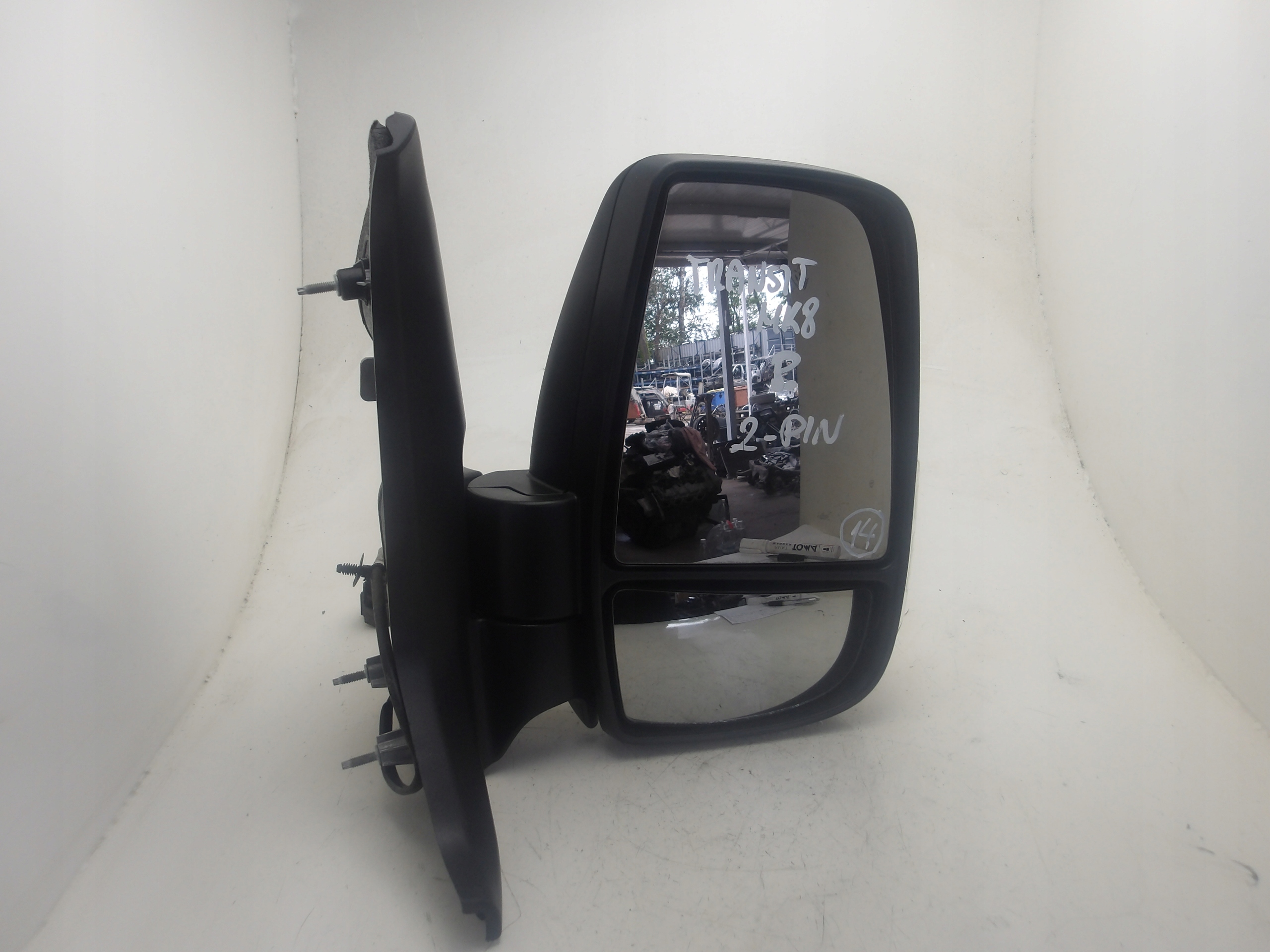 FORD TRANSIT MK8 13-23 mirror exterior right manually 2-PIN OE