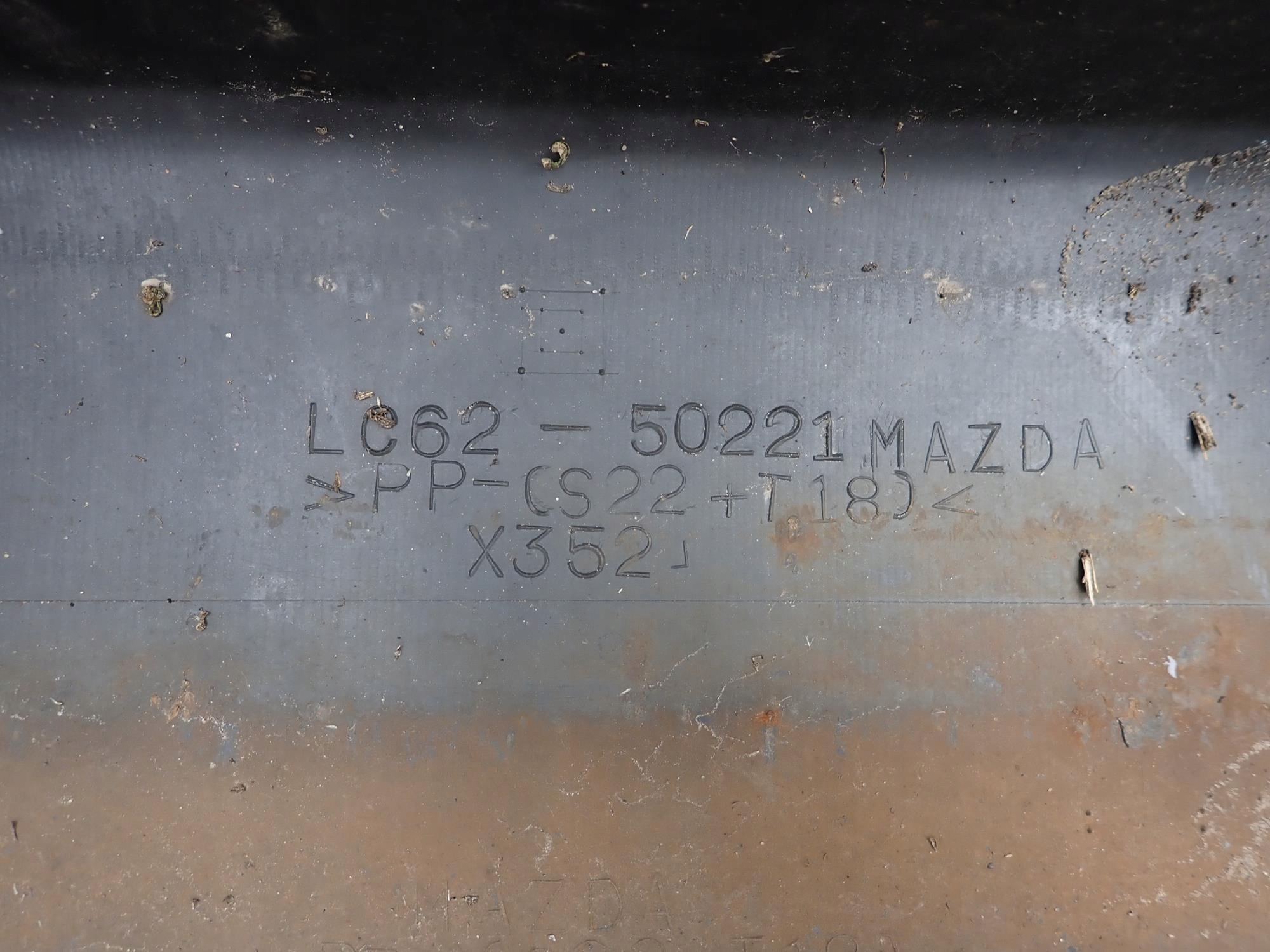 MAZDA MPV II 2 99-04 bumper rear part rear