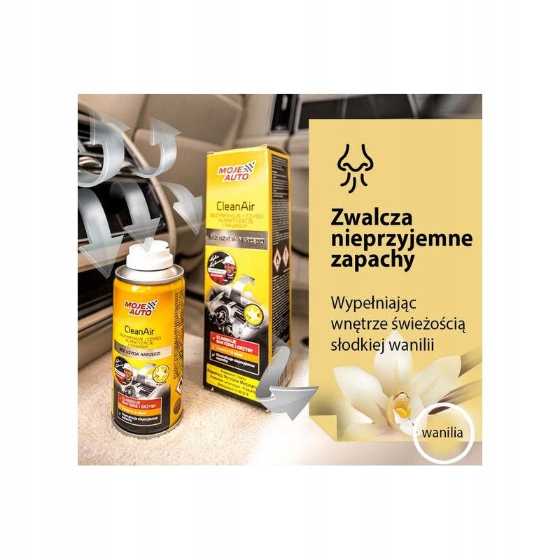 SRODEK DO KLIMATYZACJI CLEANAIR 150ML MA Stan opakowania oryginalne