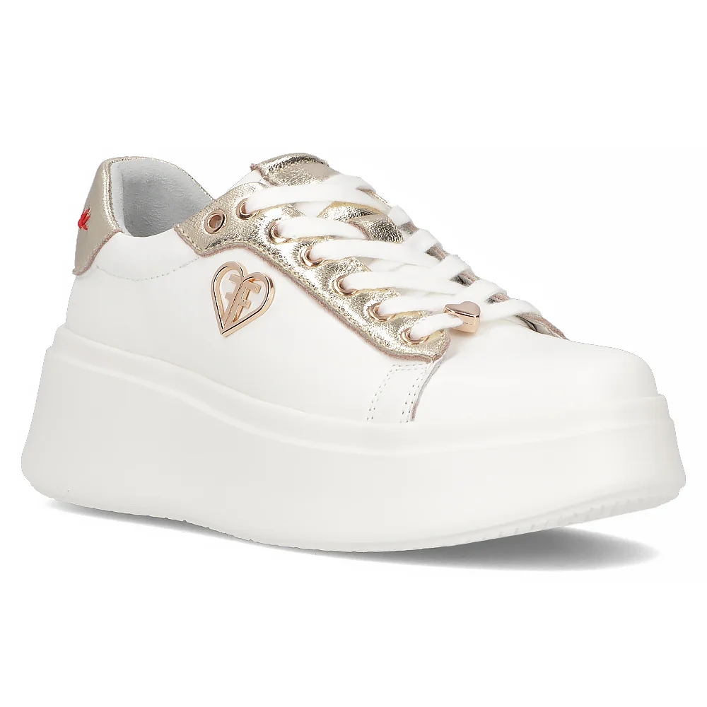 Skórzane sneakersy damskie Filippo na platformie buty sportowe r.40