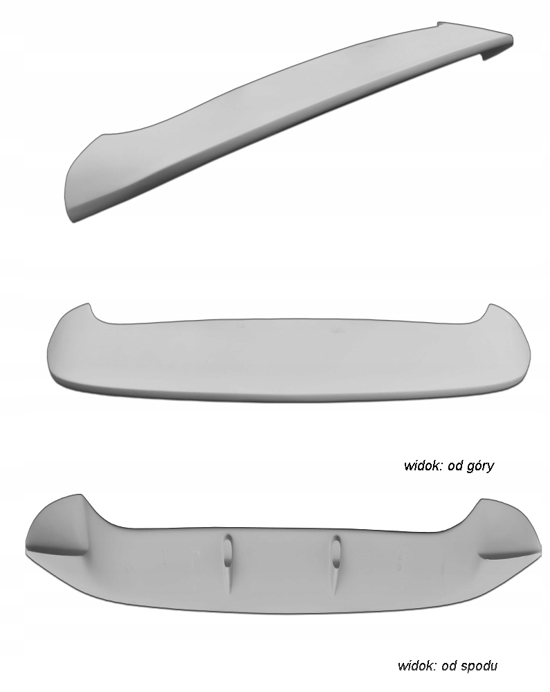 OPEL CORSA D 3D 06-14 SPOILER DASZEK OPC TUNING Kolor do lakierowania