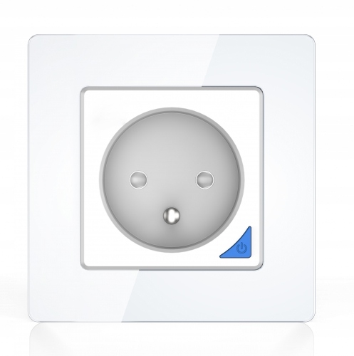 

Psmart Inteligentne gniazdo pomiar szkło WiFi Tuya