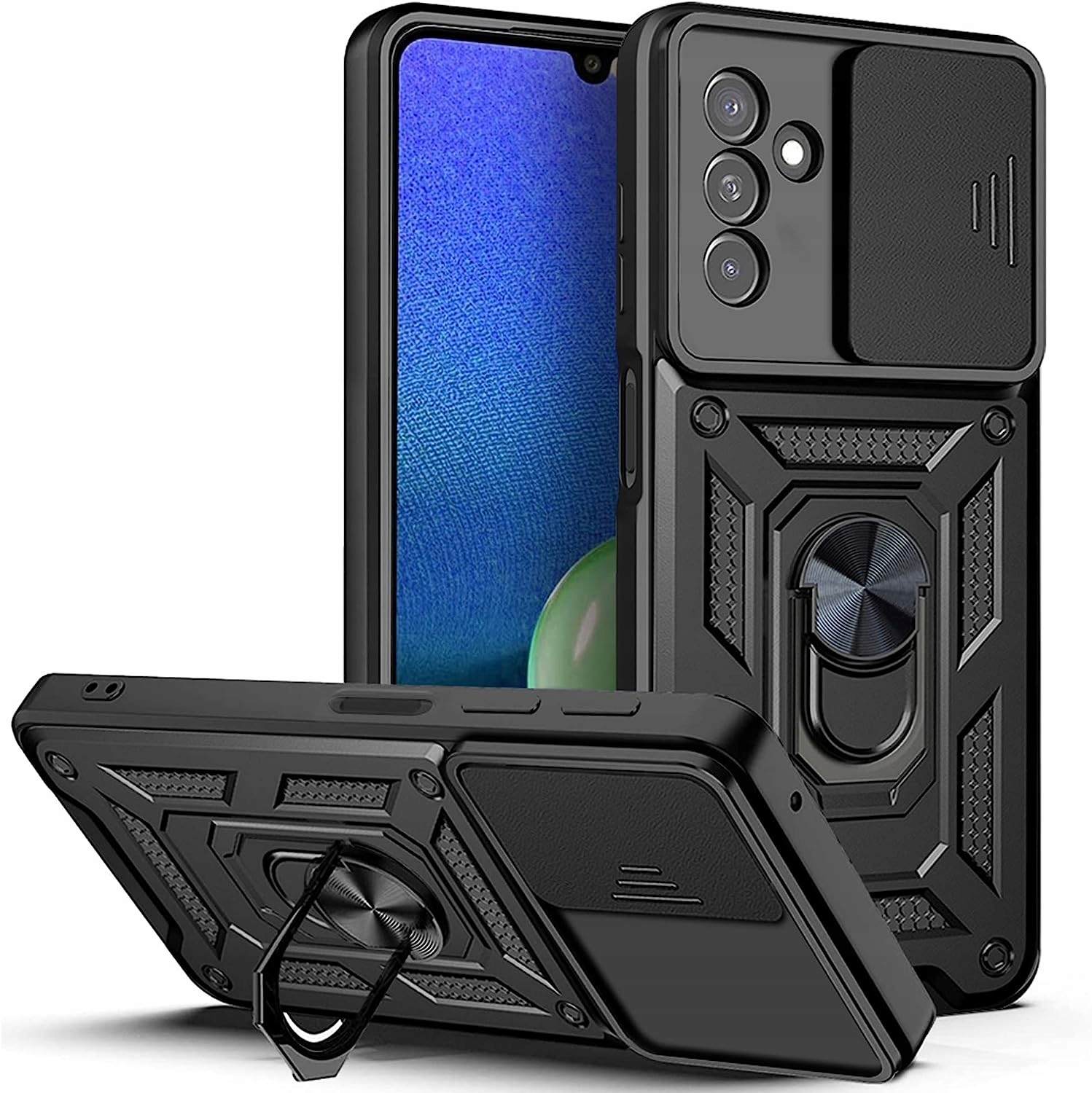 

Etui Defender Slide Szkło do Samsung M23 5G M13 4G