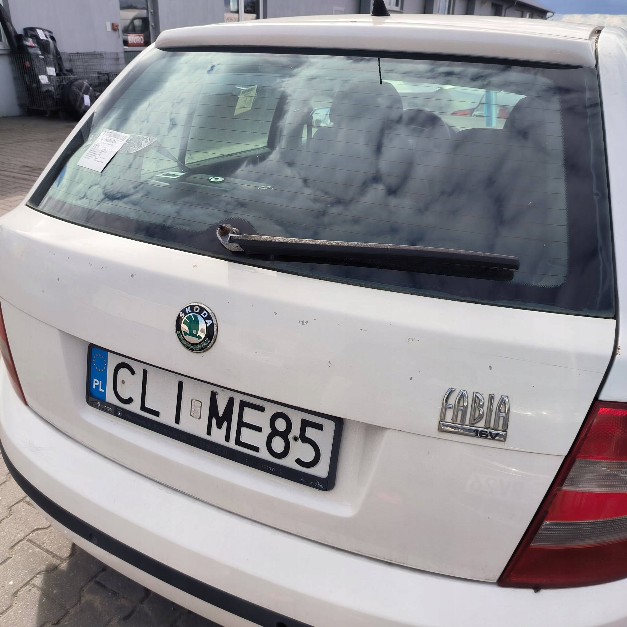 trunk door boot LF9E SKODA FABIA and 5D HB LIFT