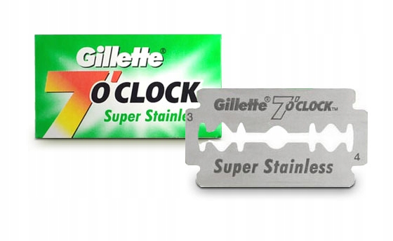 

Gillette 7 o'clock Stainless żyletki do gole