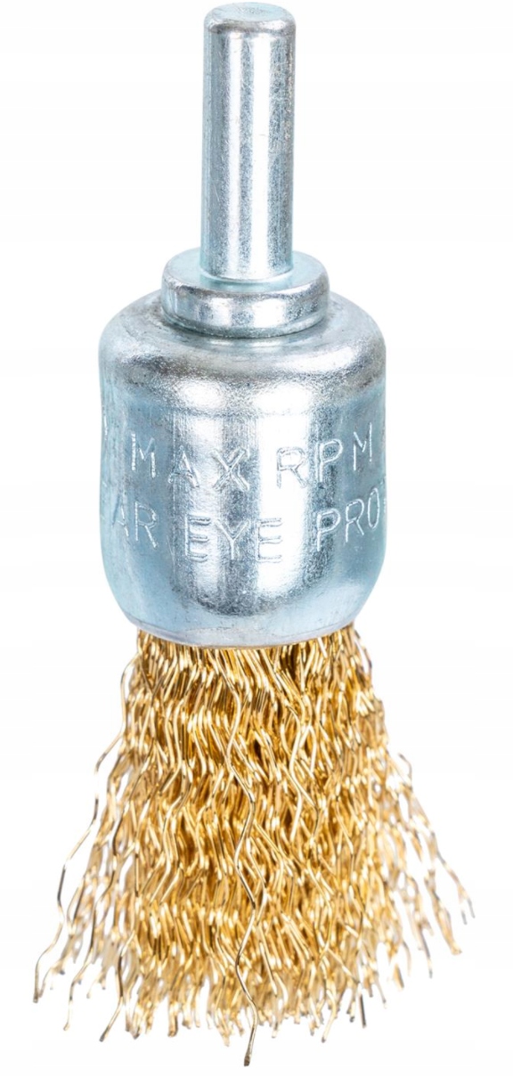 SZCZOTKA DO WIERTARKI PĘDZELKOWA 17mm MOSIĄDZ C4324