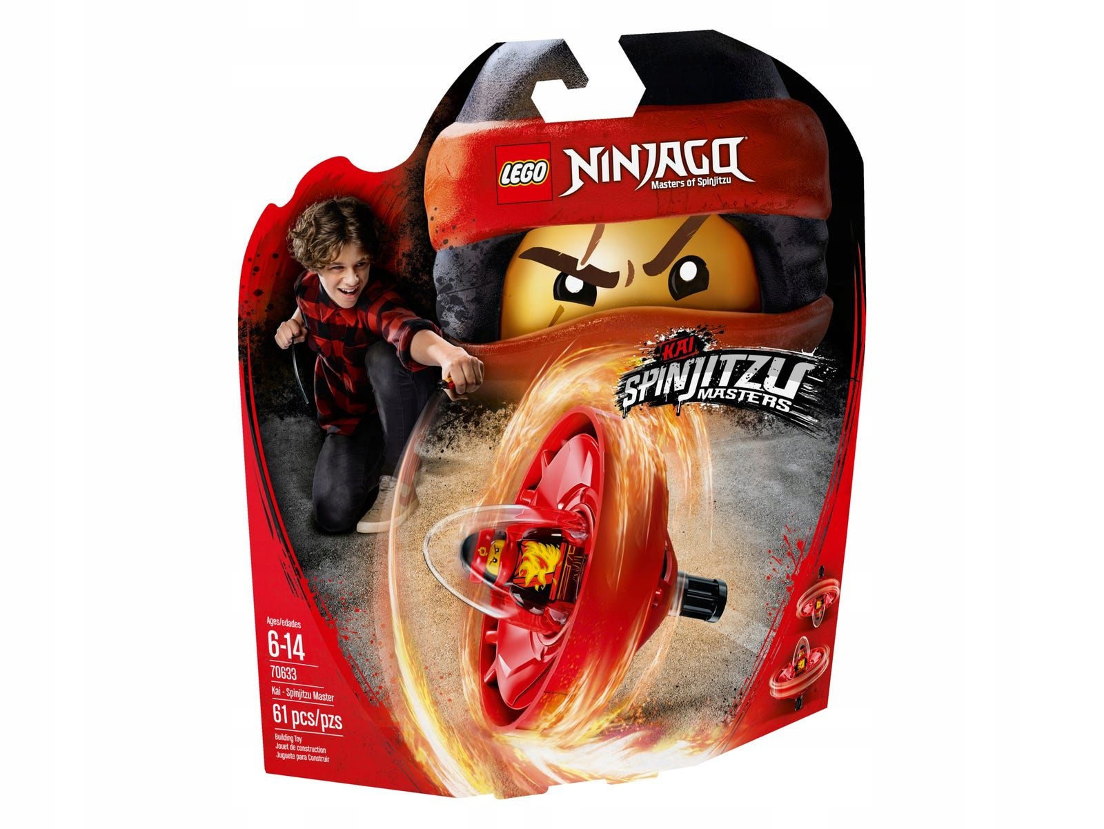 Lego Ninjago 70633 Kai Mistrz Spinjitzu
