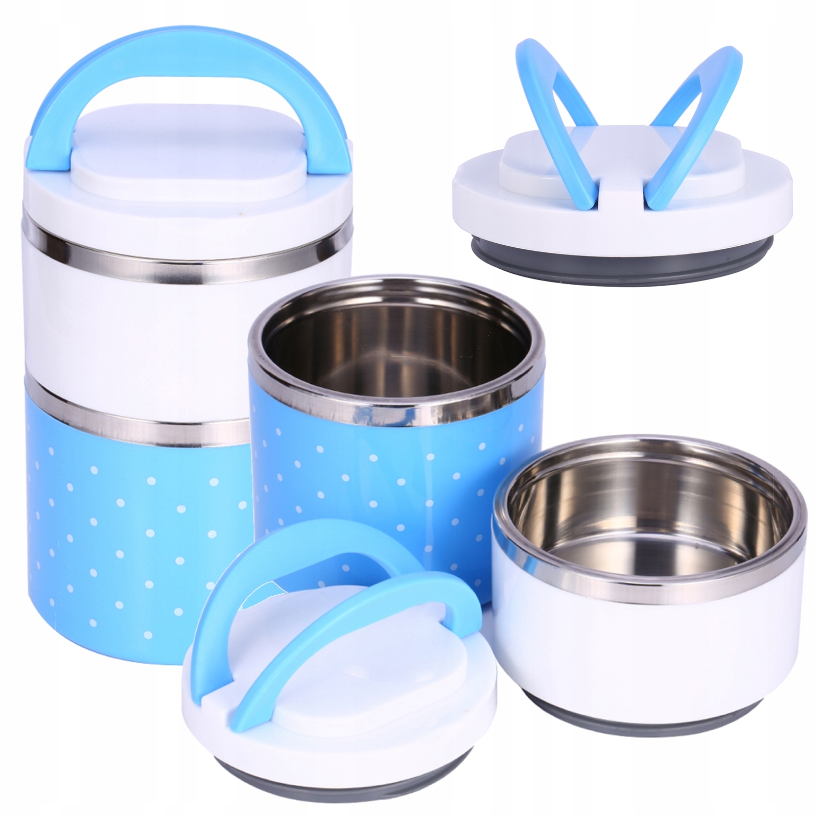 UZSONNÁS TERMOSZ THERMO LEVESES ÉTELTÁROLÓ ISKOLAI MUNKÁHOZ 930ML