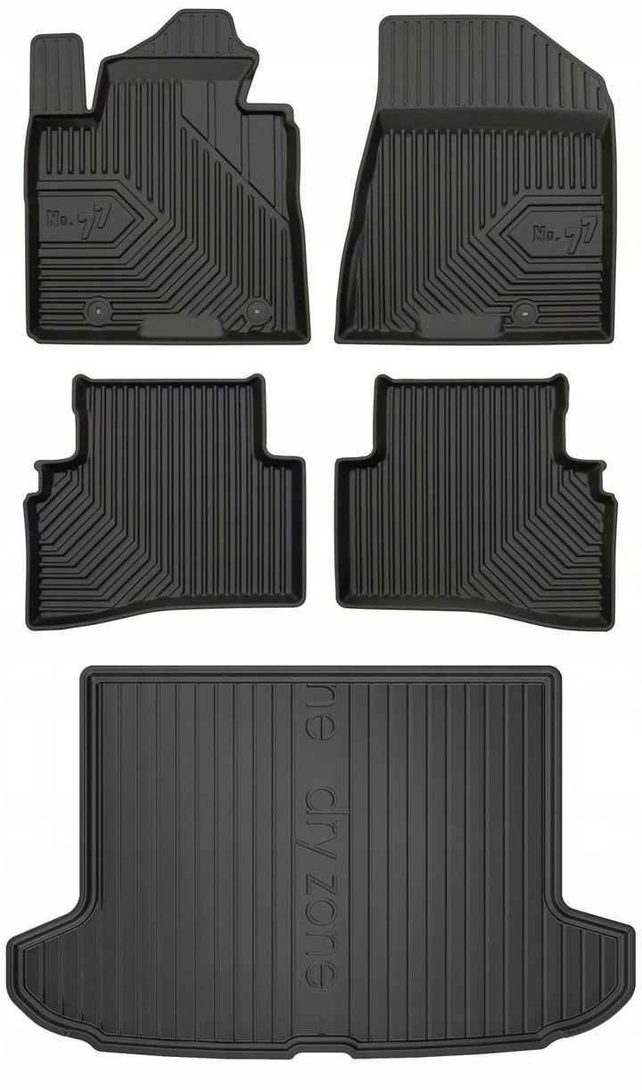 Set 77 Koberce a rohože Hyundai Tucson 3 2015-2020 g bn