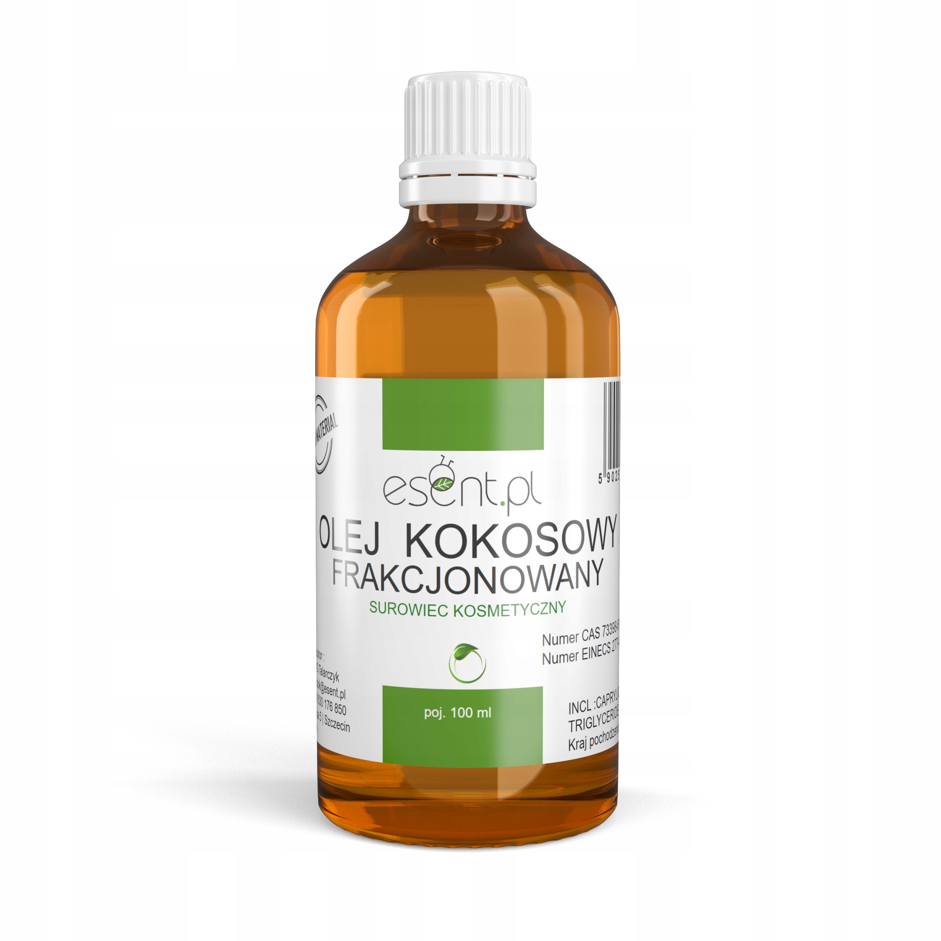 

Olej Kokosowy frakcjonowany-frakcja płynna 100 ml