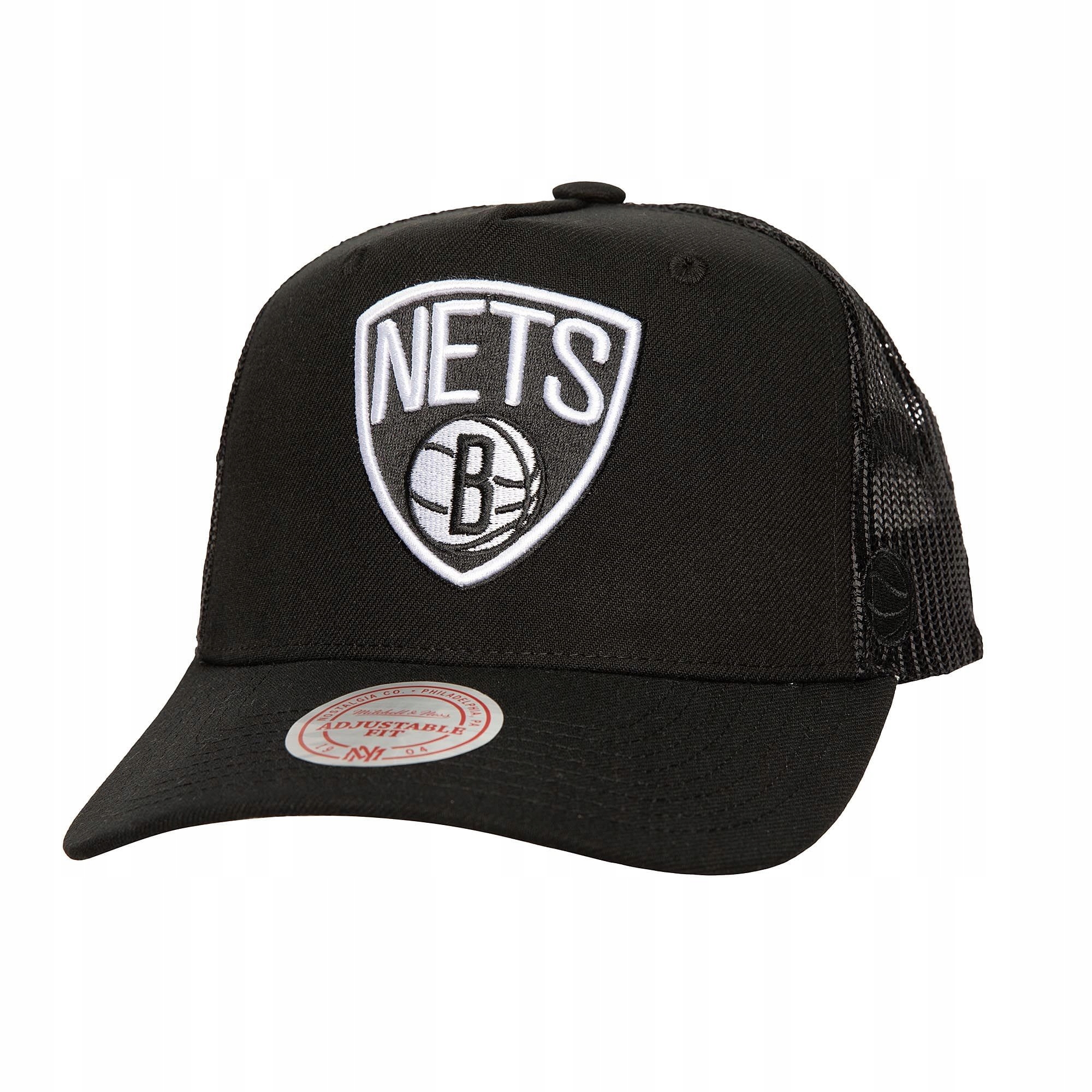 Čepice Mitchell & Ness Nba Monogram Trucker Snapback s motivem Brooklyn Nets