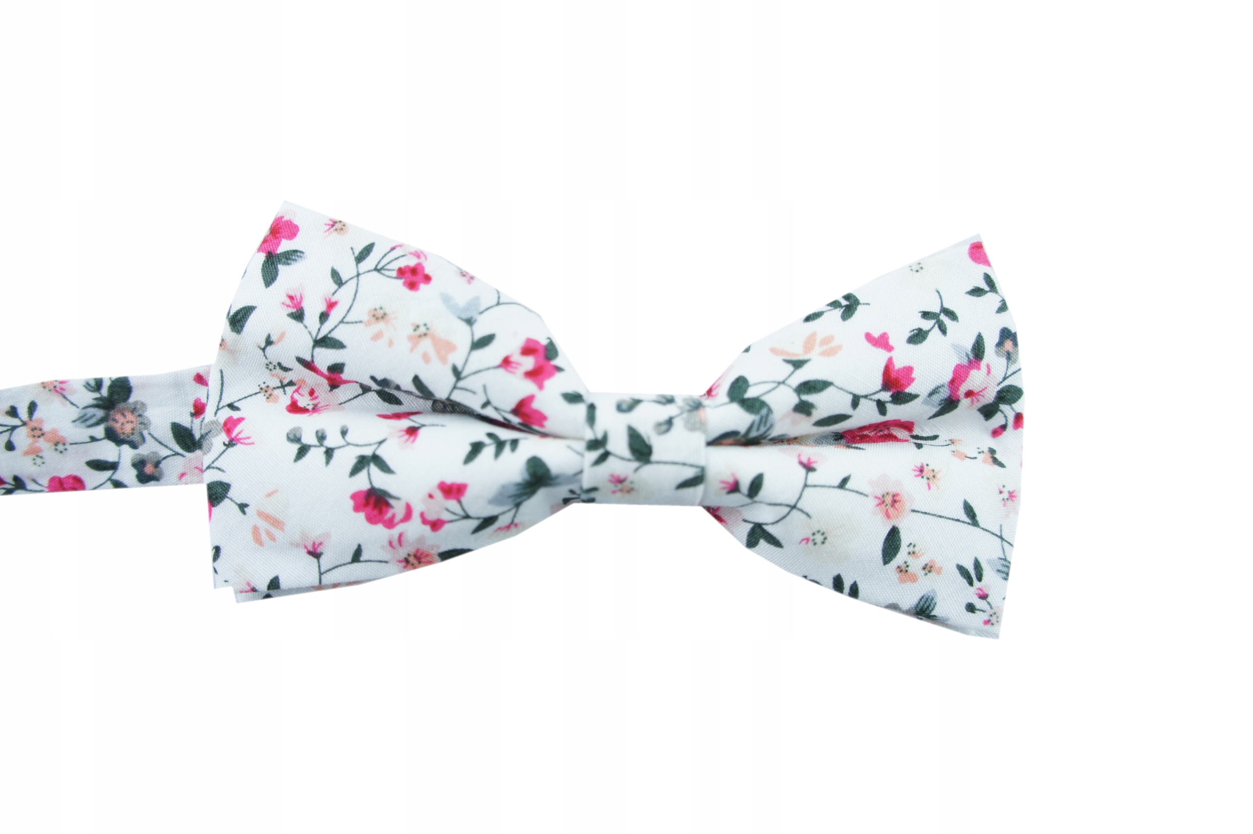 

Mucha męska regulowana elegancka w Kwiaty Liscie