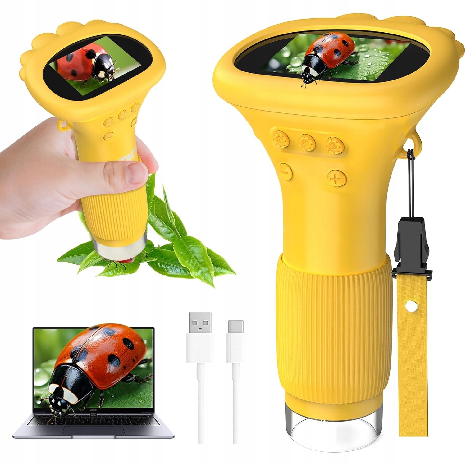 Digitální Ruční Mikroskop Miniaturní Mikroskop Hračka Pro Děti Trvanlivý