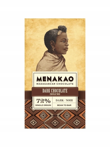 Levně 2x Menakao tmavá čokoláda 72% 75 g