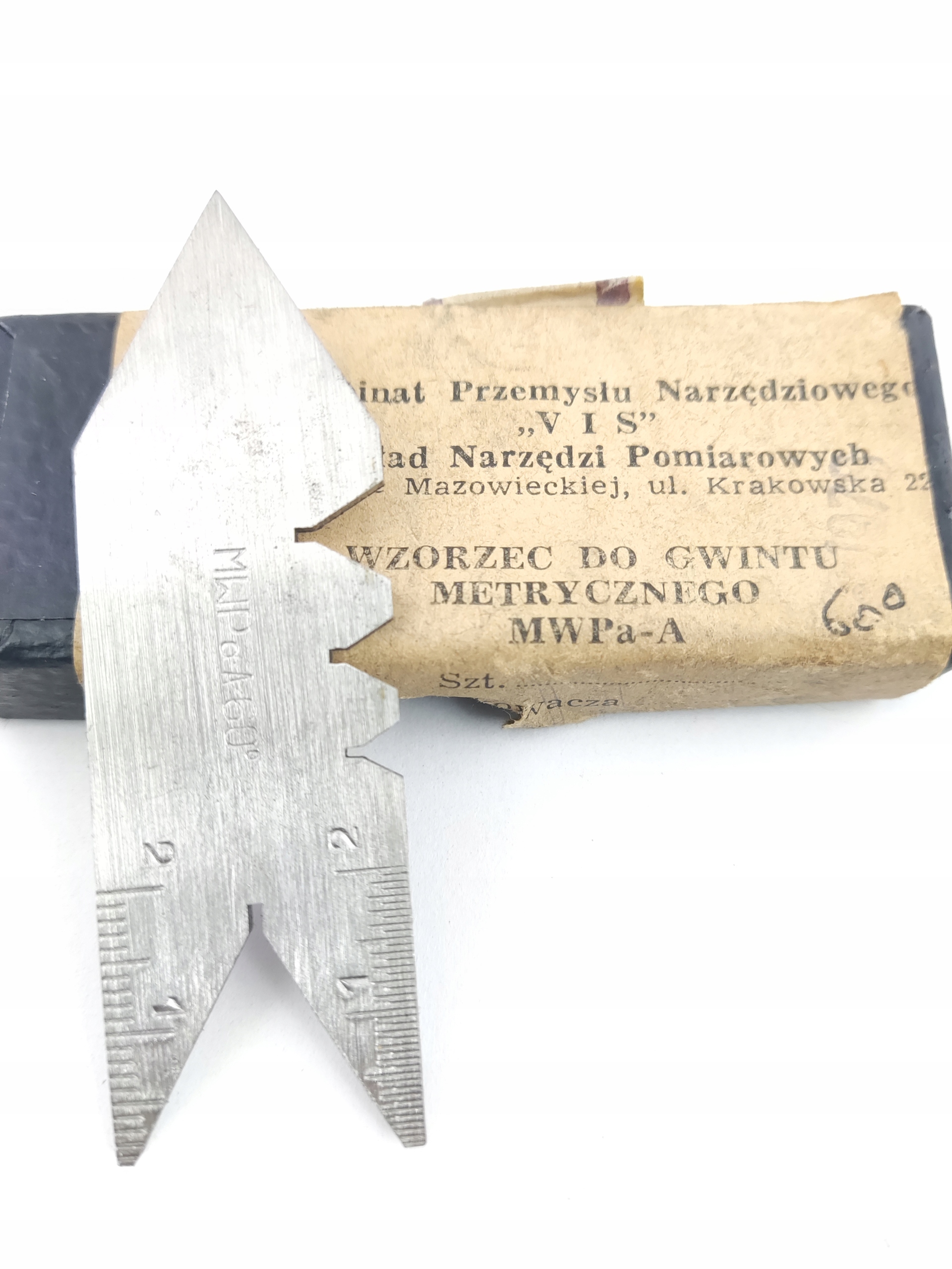 WZORZEC DO GWINTU METRYCZNEGO MWPa 60° VIS Marka VIS