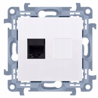 

Simon 10 Gniazdo Komputerowe RJ45 kat.6 białe