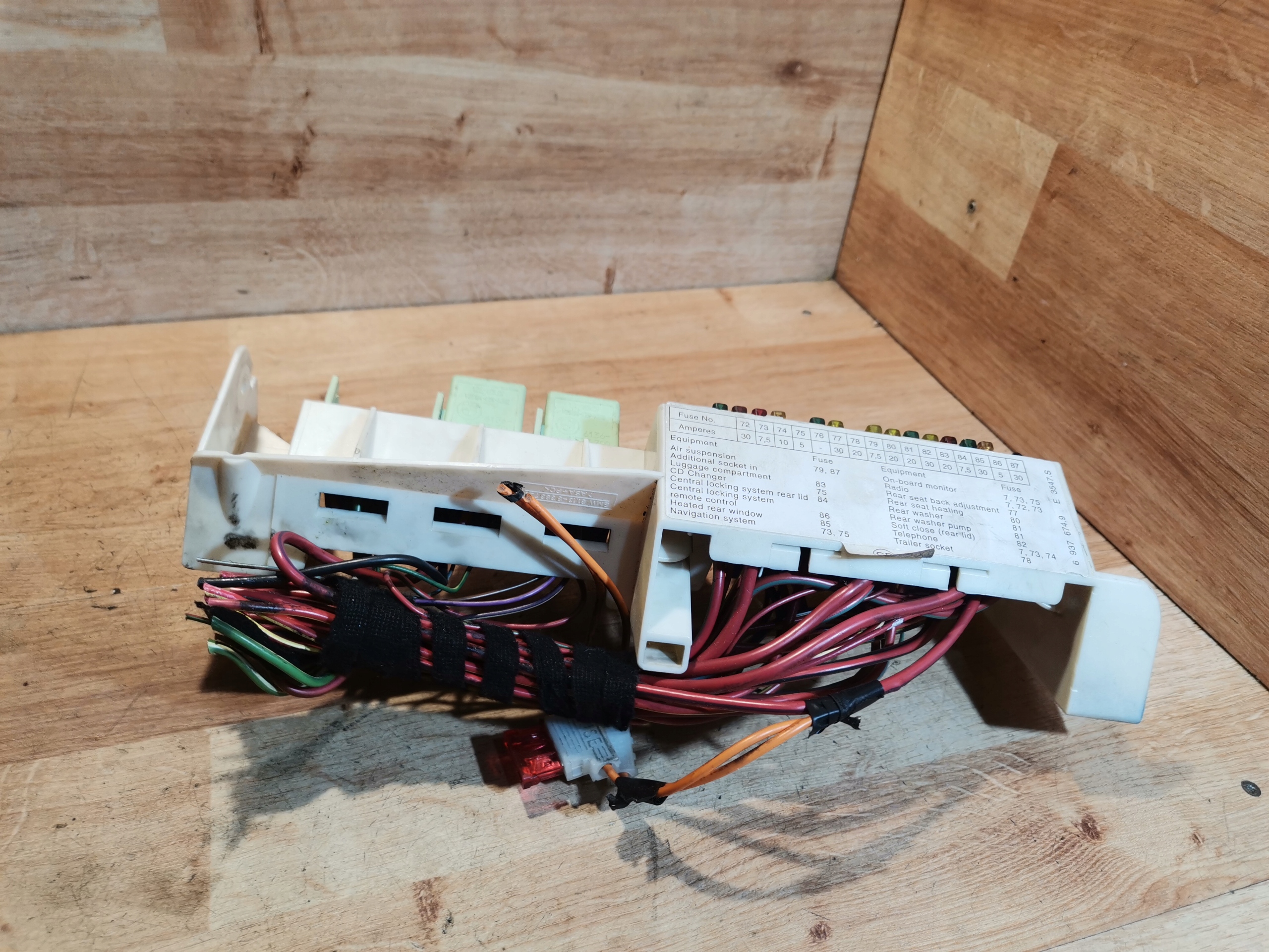 Module fusibles BMW X5 E53 lift 6937674
