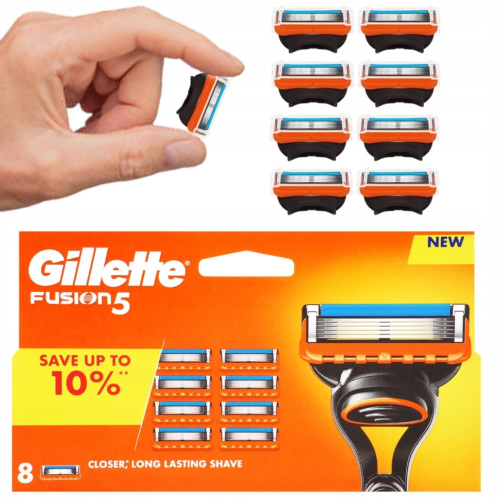 Originální Nůžky Vyměnitelné Pro Strojky Gillette Fusion 5 x8