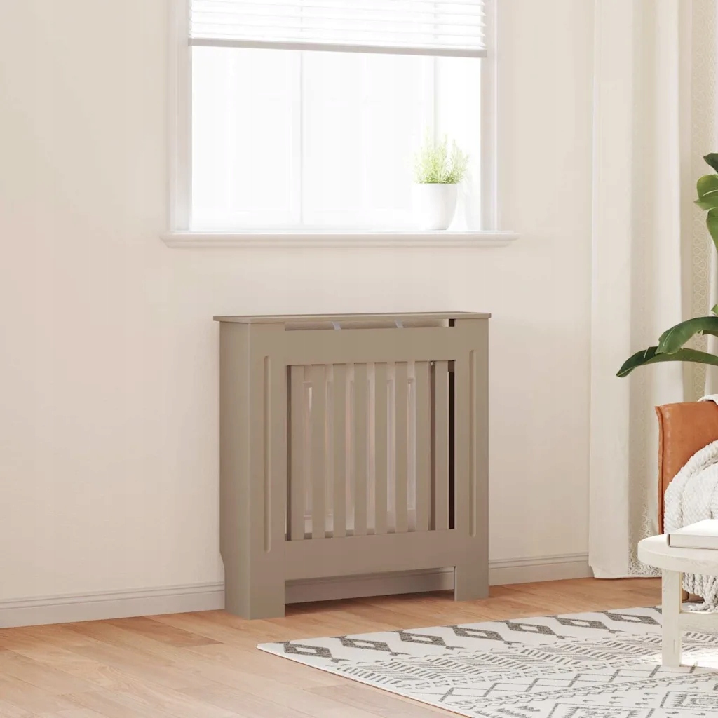 vidaXL Kryt radiátoru Hnědá 78 x 19 x 81,5 cm kompozitní dřevo