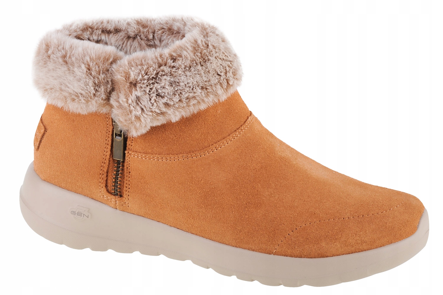 Skechers On The Go Joy-savvy [36] Zimní boty Dámské Semišové Hnědé