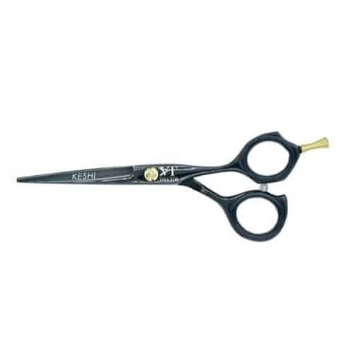 Kadeřnické nůžky Keshi 5,5" Black černé