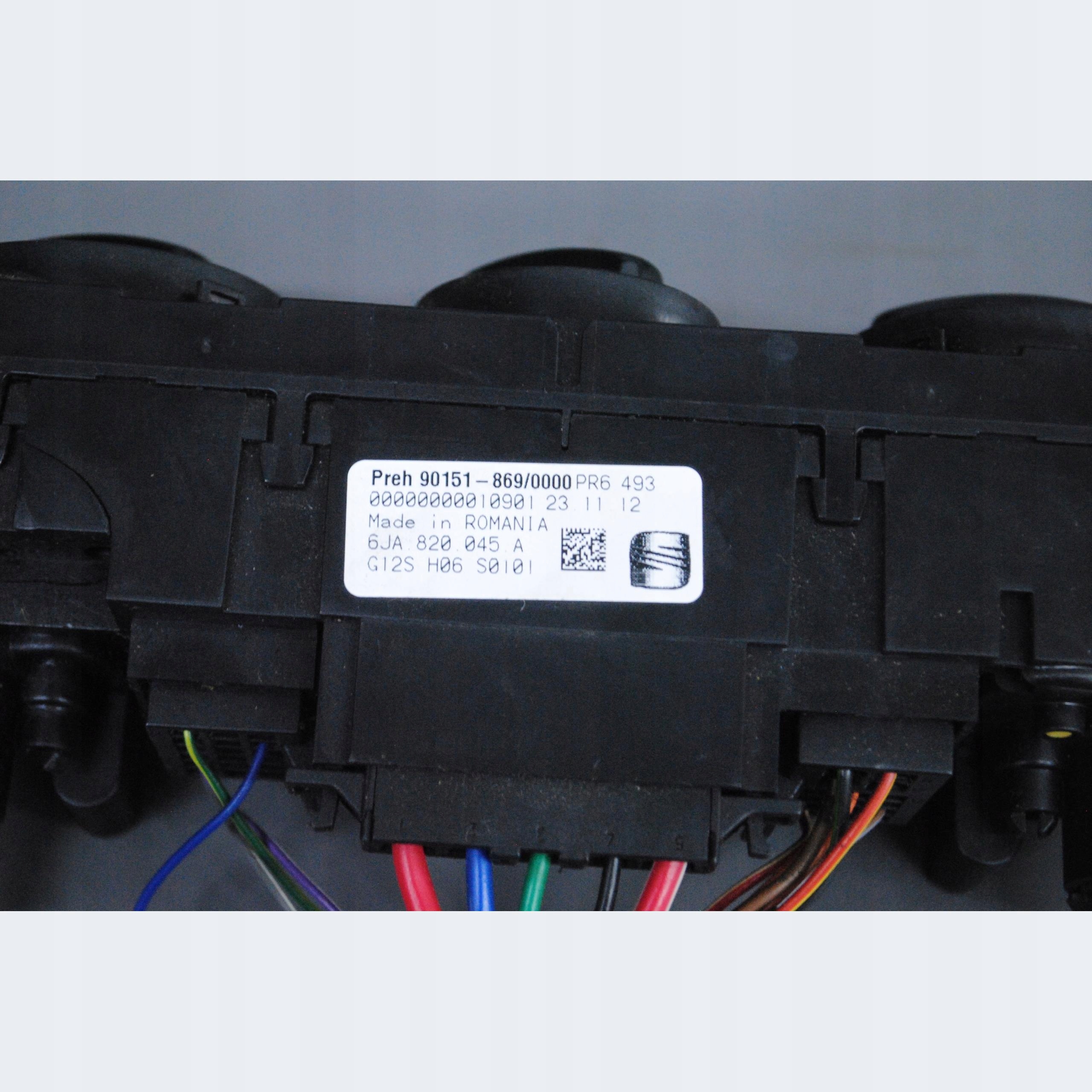vezérlö panel a klímának SEAT TOLEDO IV