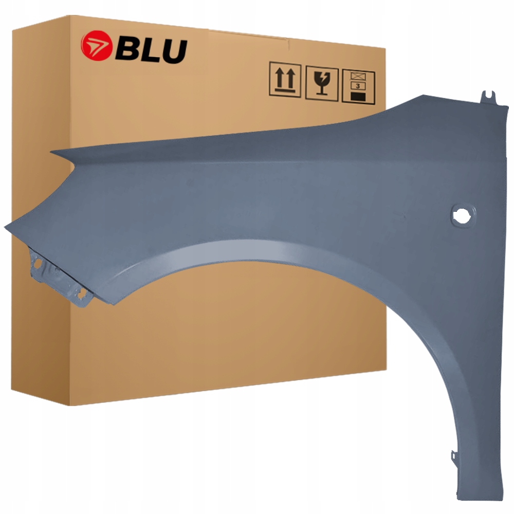 Blu Blatník Škoda Fabia II 2 5J Roomster LF7Y levý šedý 07-15 přední