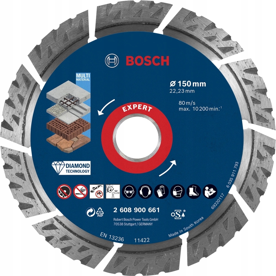 

Tarcza Diamentowa Expert MM 150*2.4MM Bosch