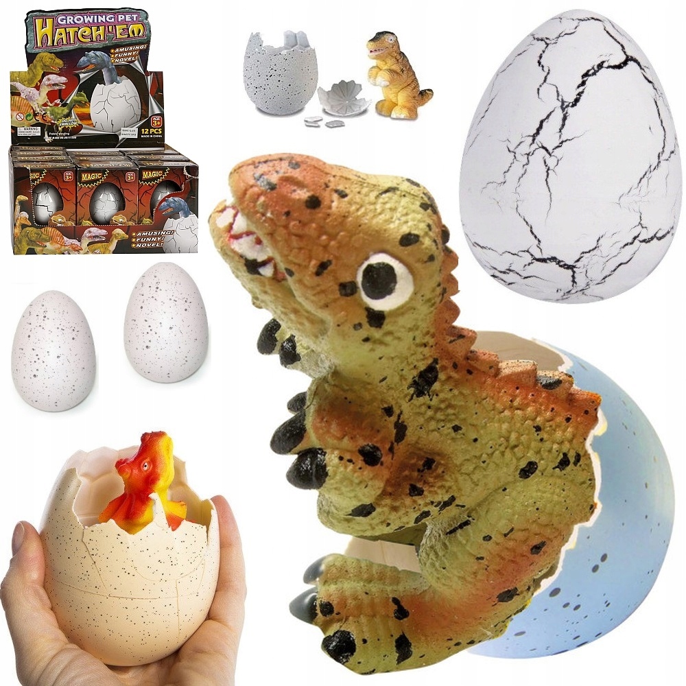 

Jajo Dinozaura Wykluwający się Rosnący Dinozaur
