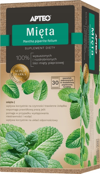 

Herbata Mięta 30 Saszetek 100% Naturalna